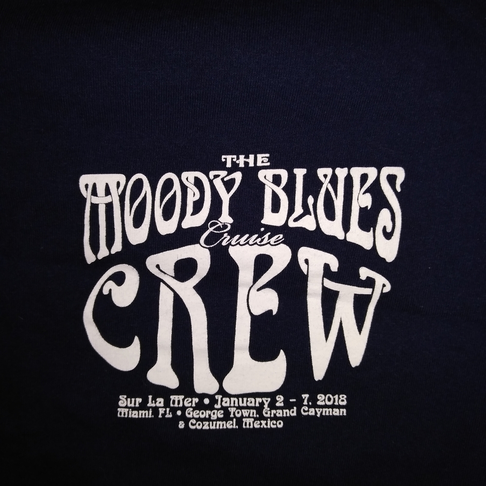 Moody Blues crew Cruise t-shirt.